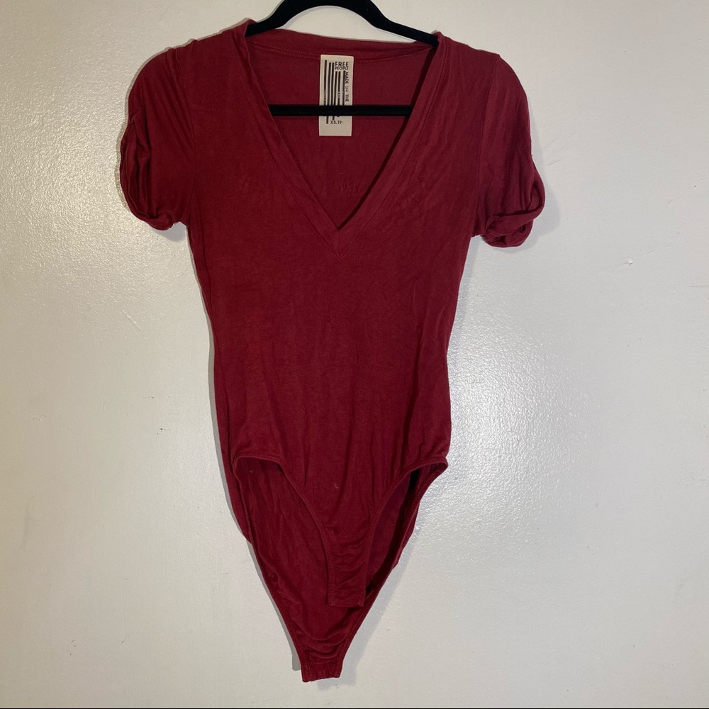 Free people bodysuit top size xs